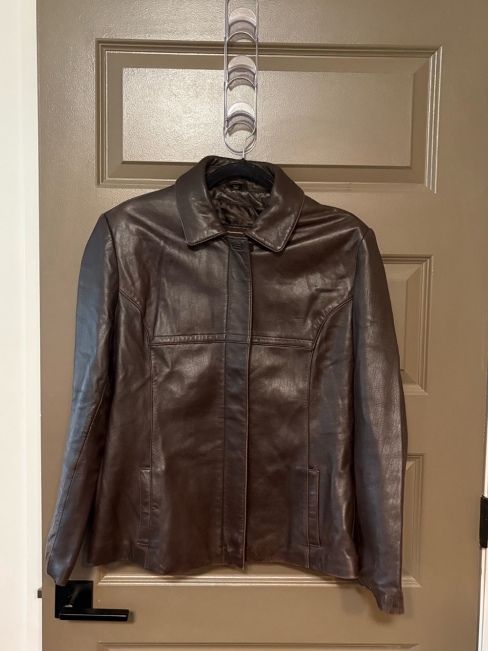 Leather Limited brown leather jacket